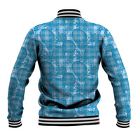 Polu Hawaii Breadfruit Palaka Motifs Baseball Jacket LT14 - Polynesian Pride