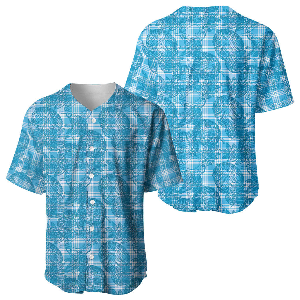 Polu Hawaii Breadfruit Palaka Motifs Baseball Jersey LT14 - Polynesian Pride