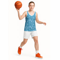 Polu Hawaii Breadfruit Palaka Motifs Basketball Jersey LT14 - Polynesian Pride