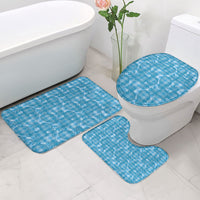 Polu Hawaii Breadfruit Palaka Motifs Bathroom Set LT14 - Polynesian Pride