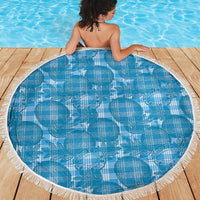 Polu Hawaii Breadfruit Palaka Motifs Beach Blanket LT14 - Polynesian Pride