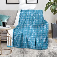 Polu Hawaii Breadfruit Palaka Motifs Blanket LT14 - Polynesian Pride