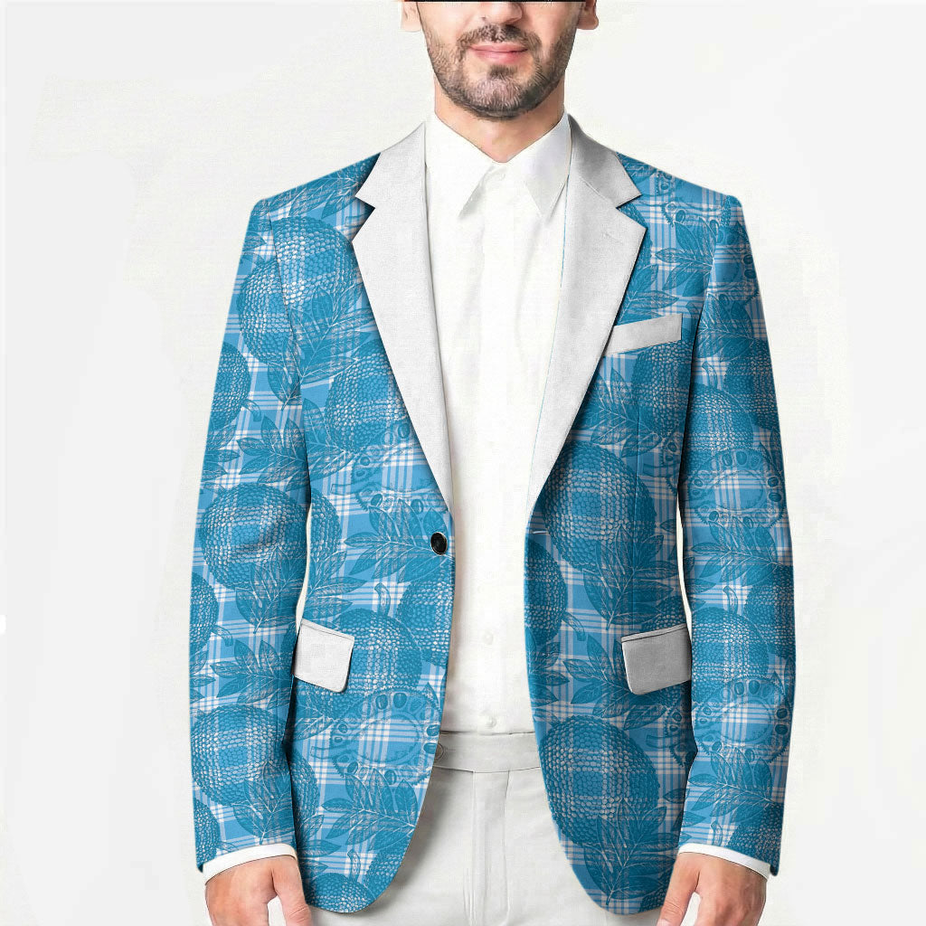 Polu Hawaii Breadfruit Palaka Motifs Blazer LT14 - Polynesian Pride