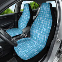 Polu Hawaii Breadfruit Palaka Motifs Car Seat Cover LT14 - Polynesian Pride