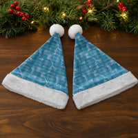 Polu Hawaii Breadfruit Palaka Motifs Christmas Santa Hat LT14 - Polynesian Pride