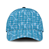 Polu Hawaii Breadfruit Palaka Motifs Classic Cap LT14 Universal Fit Blue - Polynesian Pride