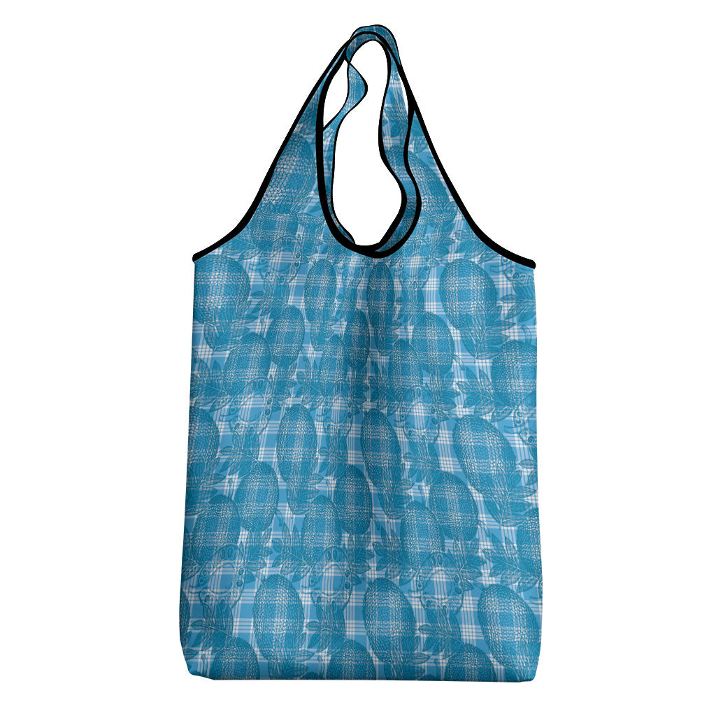 Polu Hawaii Breadfruit Palaka Motifs Grocery Bag LT14 - Polynesian Pride