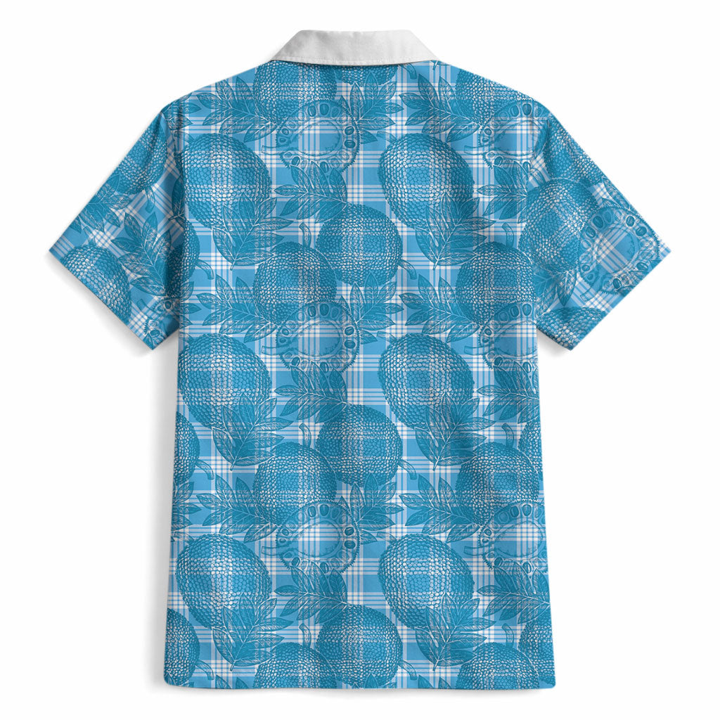 Polu Hawaii Breadfruit Palaka Motifs Hawaiian Shirt LT14 - Polynesian Pride