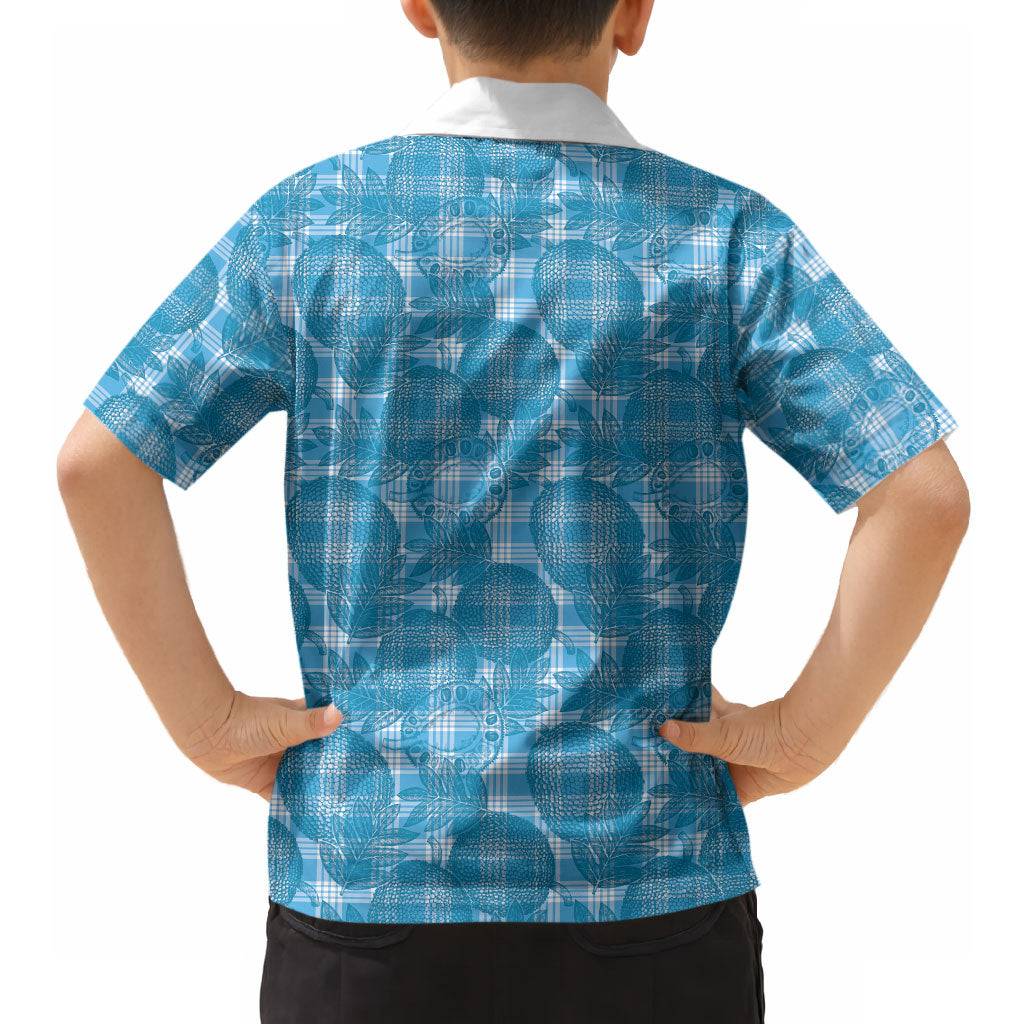 Polu Hawaii Breadfruit Palaka Motifs Hawaiian Shirt LT14 - Polynesian Pride