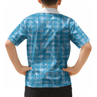 Polu Hawaii Breadfruit Palaka Motifs Kid Hawaiian Shirt LT14 - Polynesian Pride