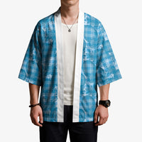 Polu Hawaii Breadfruit Palaka Motifs Kimono LT14 - Polynesian Pride
