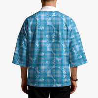 Polu Hawaii Breadfruit Palaka Motifs Kimono LT14 - Polynesian Pride