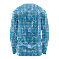 Polu Hawaii Breadfruit Palaka Motifs Long Sleeve Shirt LT14 - Polynesian Pride