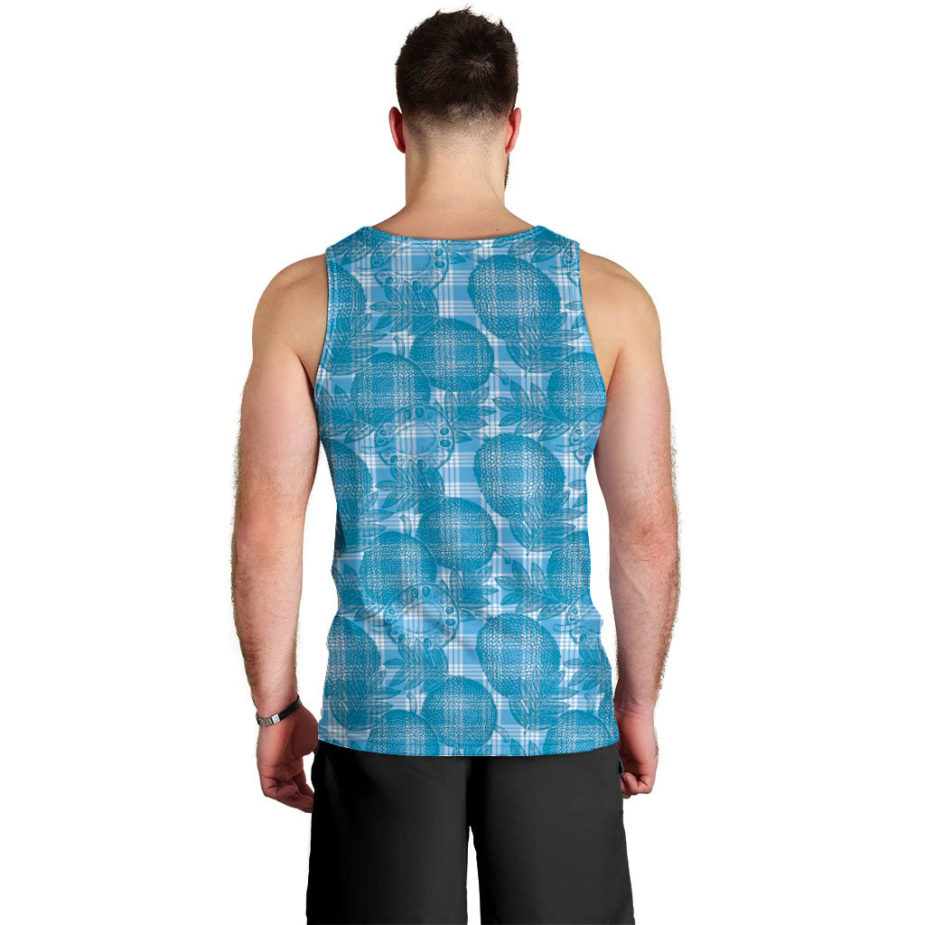 Polu Hawaii Breadfruit Palaka Motifs Men Tank Top LT14 - Polynesian Pride