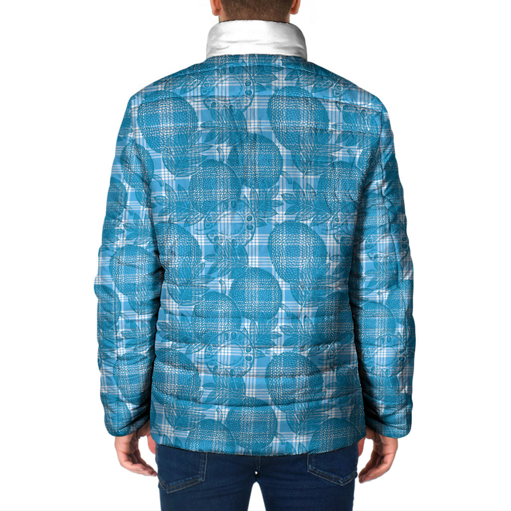 Polu Hawaii Breadfruit Palaka Motifs Padded Jacket LT14 - Polynesian Pride