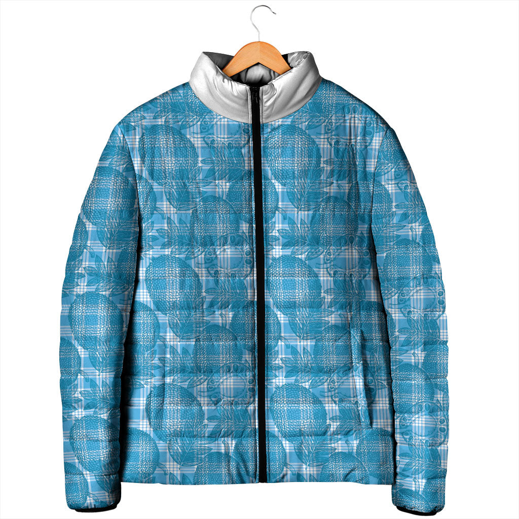 Polu Hawaii Breadfruit Palaka Motifs Padded Jacket LT14 - Polynesian Pride