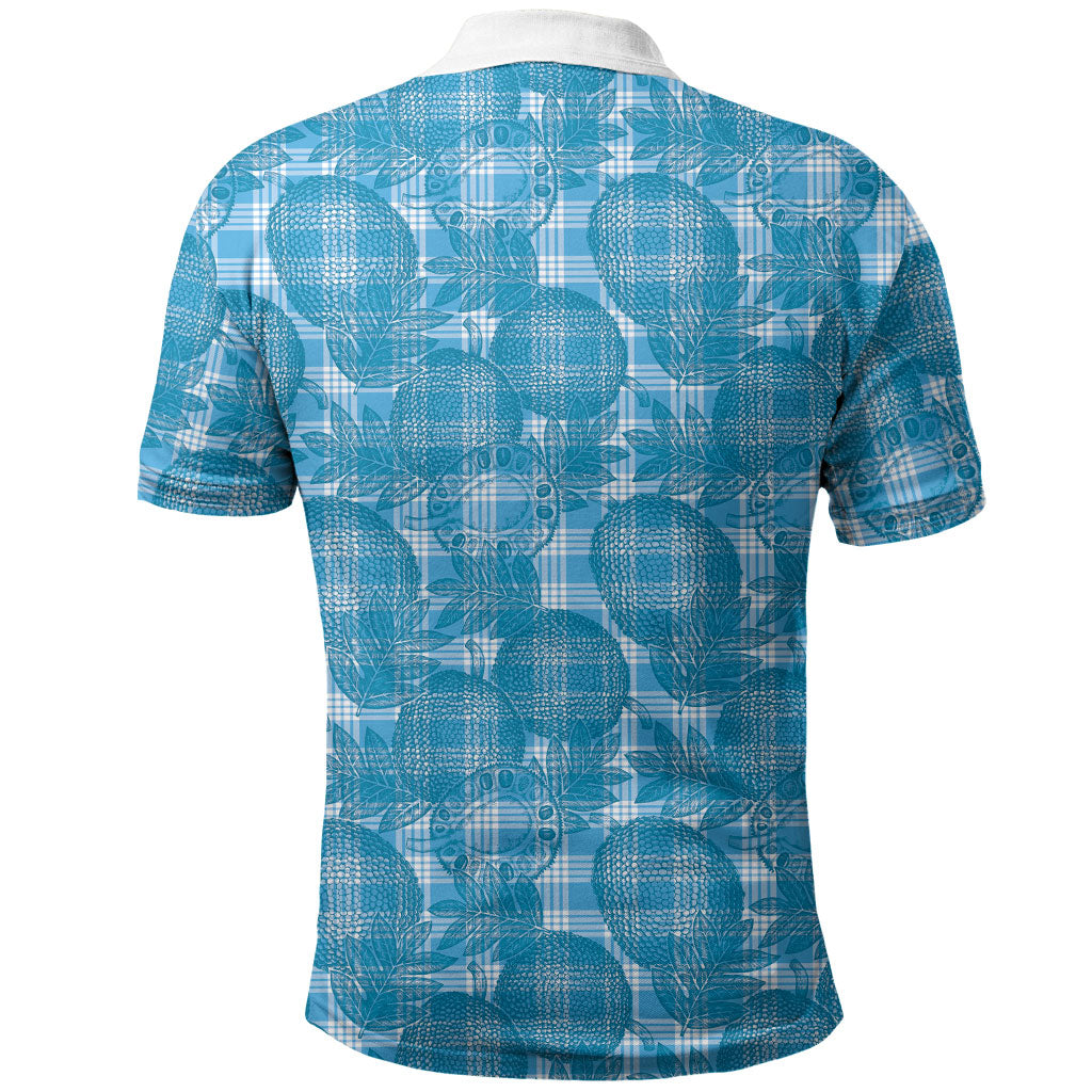 Polu Hawaii Breadfruit Palaka Motifs Polo Shirt LT14 - Polynesian Pride