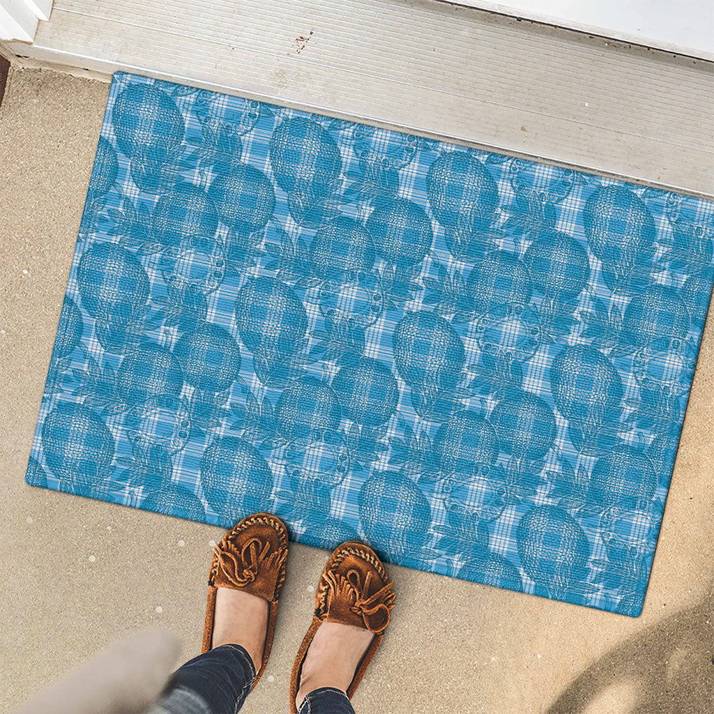 Polu Hawaii Breadfruit Palaka Motifs Rubber Doormat LT14 - Polynesian Pride