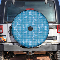 Polu Hawaii Breadfruit Palaka Motifs Spare Tire Cover LT14 Blue - Polynesian Pride