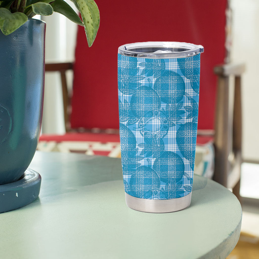 Polu Hawaii Breadfruit Palaka Motifs Tumbler Cup LT14 - Polynesian Pride
