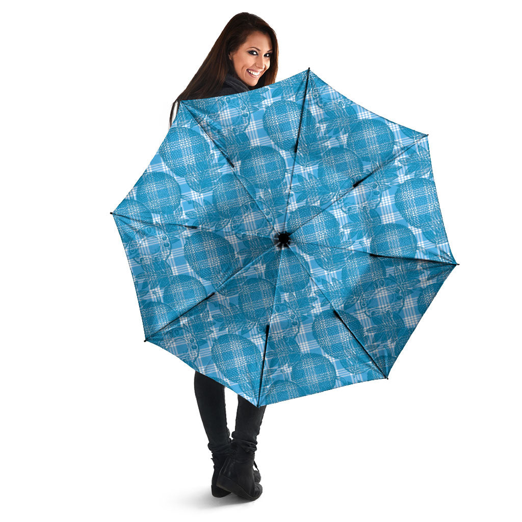 Polu Hawaii Breadfruit Palaka Motifs Umbrella LT14 - Polynesian Pride