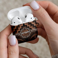 Aotearoa Kati Mamoe AirPods Case Maori Iwi Poutama Puhoro Tattoo LT14 - Polynesian Pride