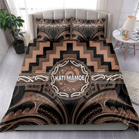 Aotearoa Kati Mamoe Bedding Set Maori Iwi Poutama Puhoro Tattoo LT14 - Polynesian Pride