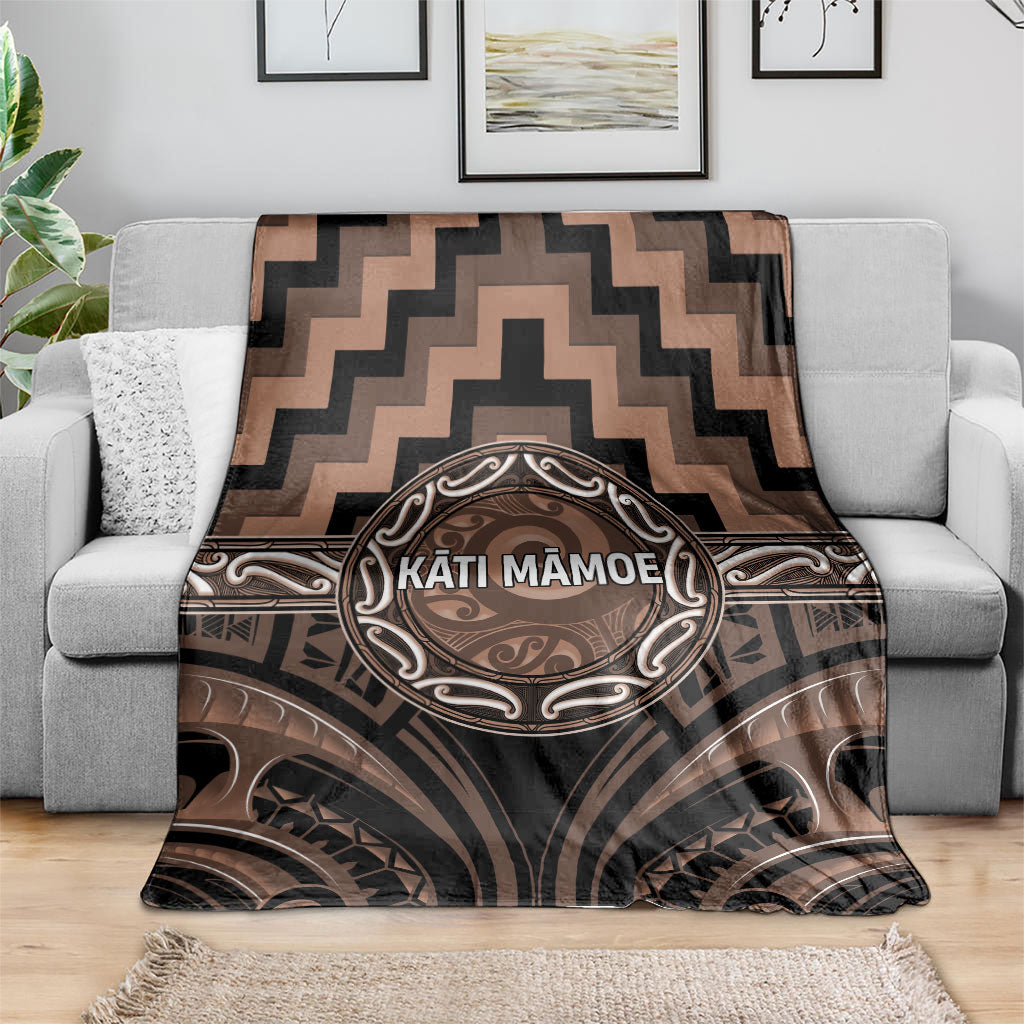 Aotearoa Kati Mamoe Blanket Maori Iwi Poutama Puhoro Tattoo LT14 - Polynesian Pride