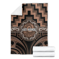 Aotearoa Kati Mamoe Blanket Maori Iwi Poutama Puhoro Tattoo LT14 - Polynesian Pride