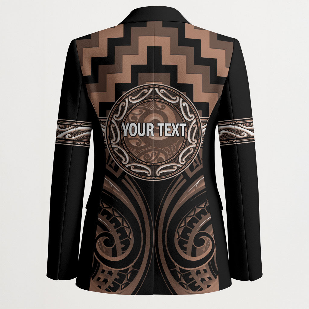 Aotearoa Kati Mamoe Personalised Blazer Maori Iwi Poutama Puhoro Tattoo LT14 - Polynesian Pride