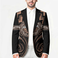 Aotearoa Kati Mamoe Personalised Blazer Maori Iwi Poutama Puhoro Tattoo LT14 - Polynesian Pride