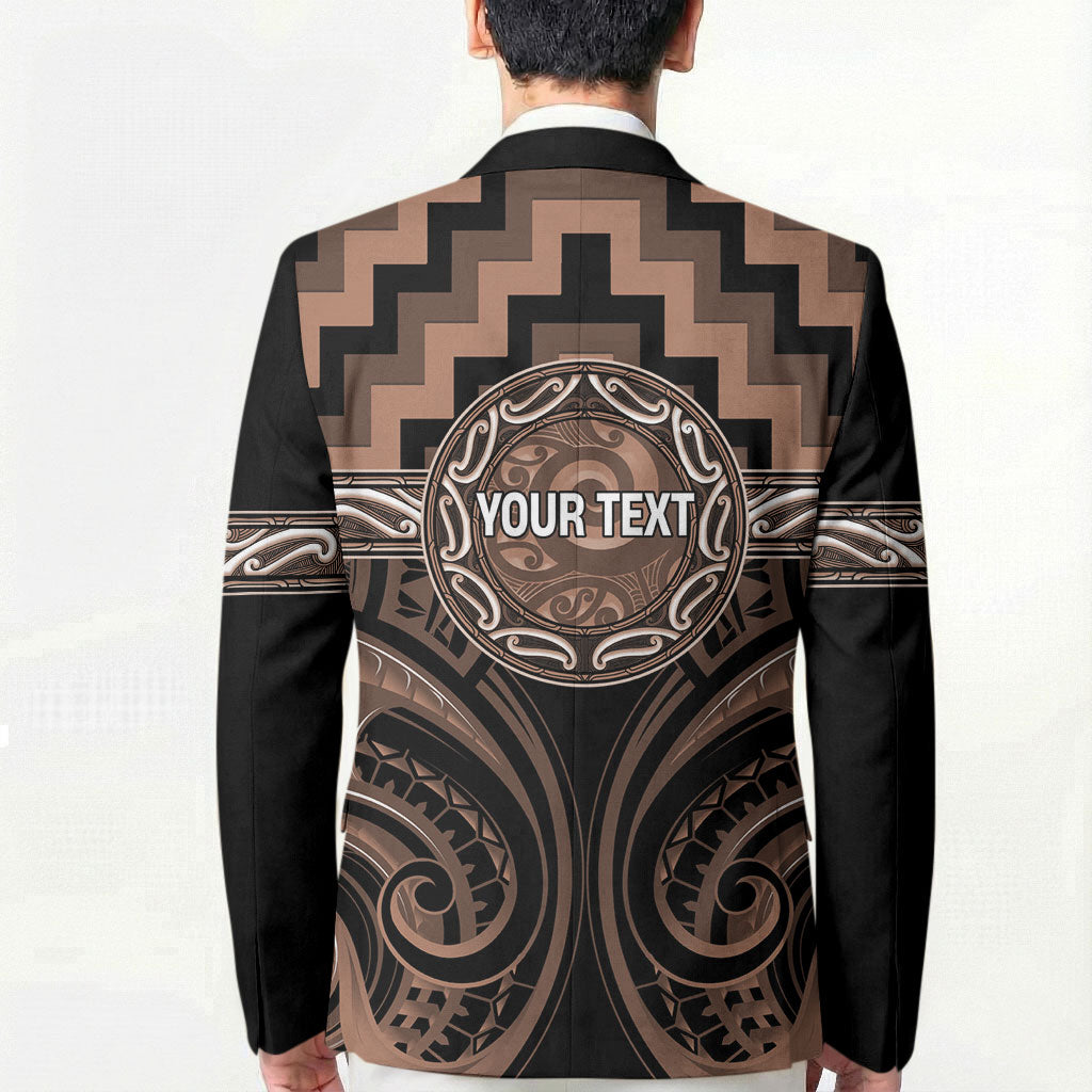 Aotearoa Kati Mamoe Personalised Blazer Maori Iwi Poutama Puhoro Tattoo LT14 - Polynesian Pride