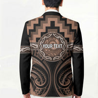 Aotearoa Kati Mamoe Personalised Blazer Maori Iwi Poutama Puhoro Tattoo LT14 - Polynesian Pride