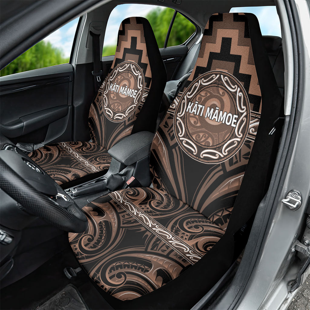 Aotearoa Kati Mamoe Car Seat Cover Maori Iwi Poutama Puhoro Tattoo LT14 - Polynesian Pride
