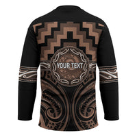 Aotearoa Kati Mamoe Personalised Hockey Jersey Maori Iwi Poutama Puhoro Tattoo LT14 - Polynesian Pride
