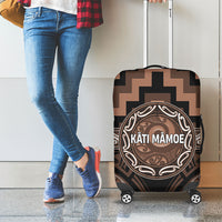 Aotearoa Kati Mamoe Luggage Cover Maori Iwi Poutama Puhoro Tattoo LT14 - Polynesian Pride