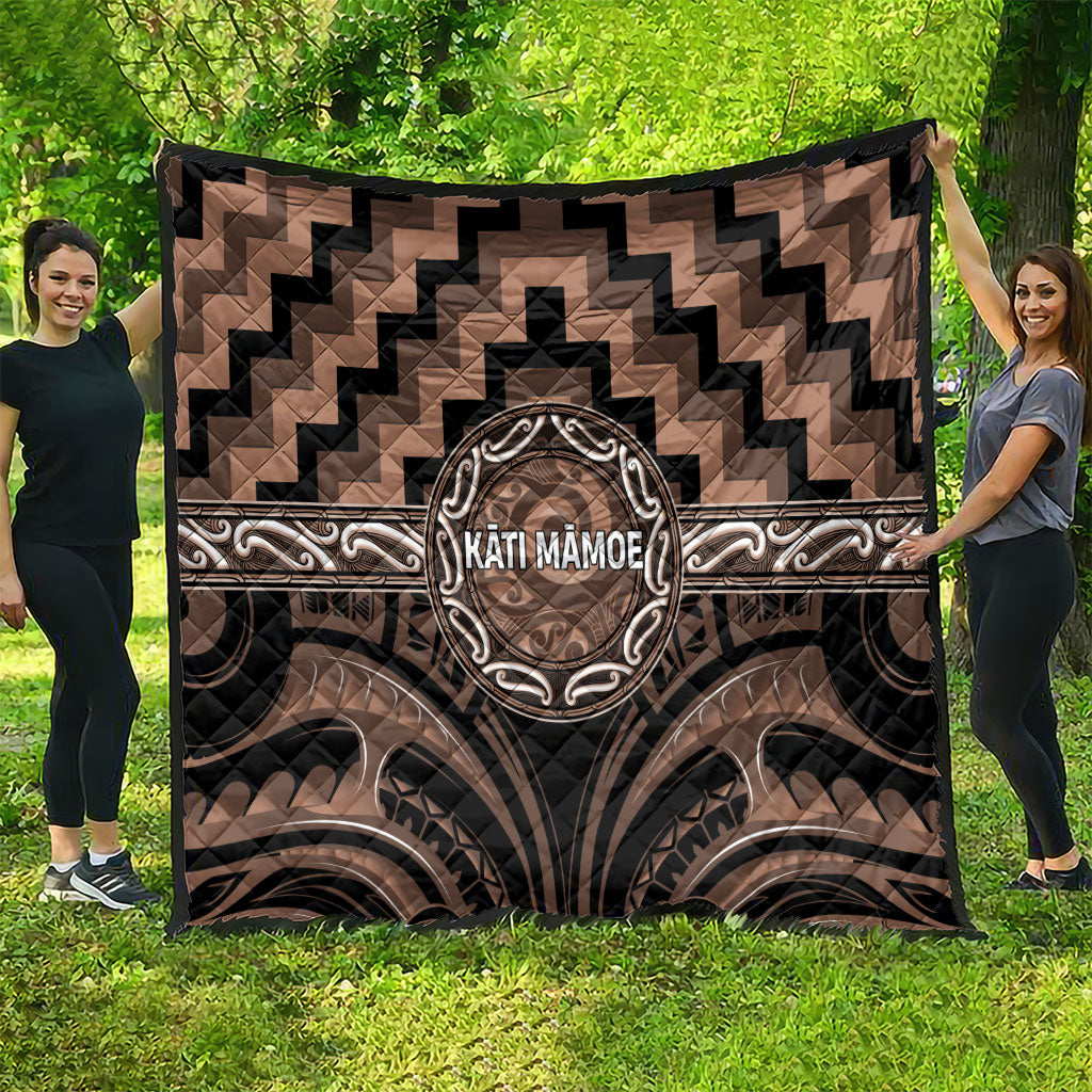 Aotearoa Kati Mamoe Quilt Maori Iwi Poutama Puhoro Tattoo LT14 - Polynesian Pride