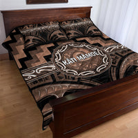 Aotearoa Kati Mamoe Quilt Bed Set Maori Iwi Poutama Puhoro Tattoo LT14 - Polynesian Pride