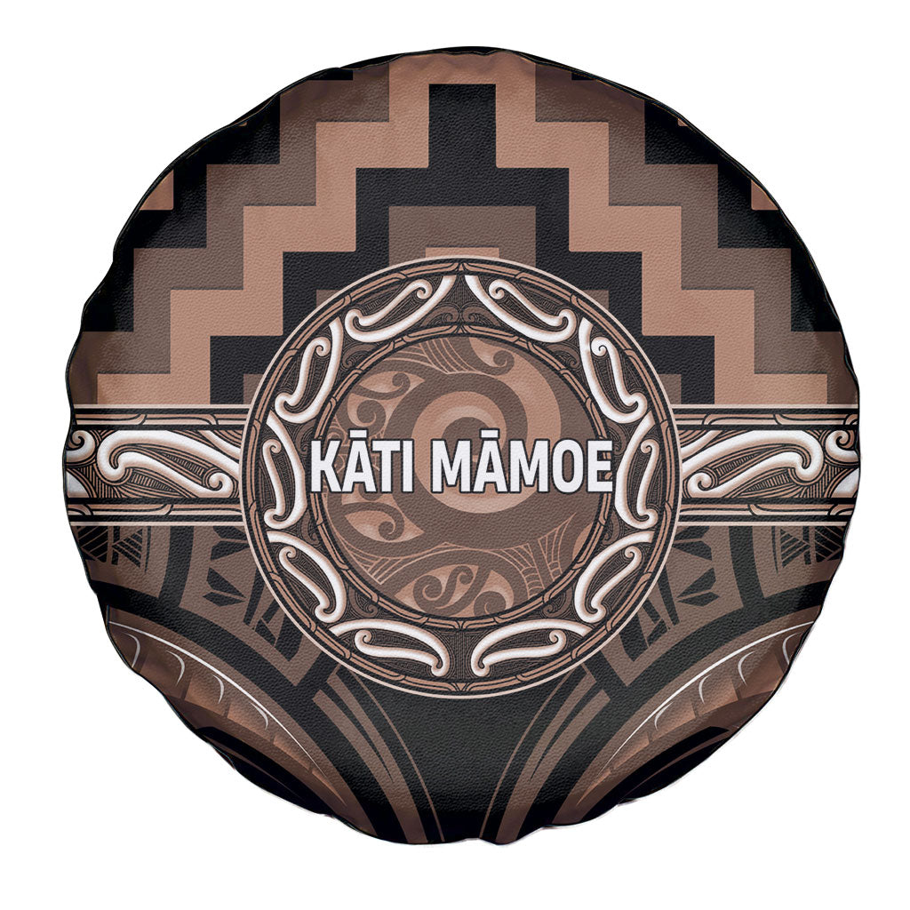 Aotearoa Kati Mamoe Spare Tire Cover Maori Iwi Poutama Puhoro Tattoo LT14 - Polynesian Pride