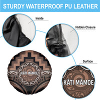 Aotearoa Kati Mamoe Spare Tire Cover Maori Iwi Poutama Puhoro Tattoo LT14 - Polynesian Pride
