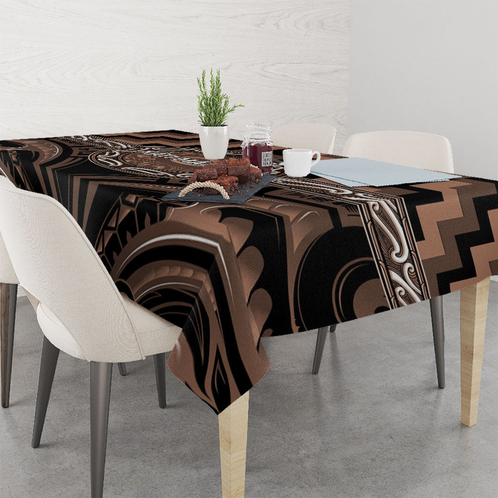 Aotearoa Kati Mamoe Tablecloth Maori Iwi Poutama Puhoro Tattoo LT14 - Polynesian Pride