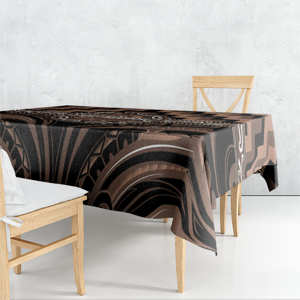 Aotearoa Kati Mamoe Tablecloth Maori Iwi Poutama Puhoro Tattoo LT14 - Polynesian Pride