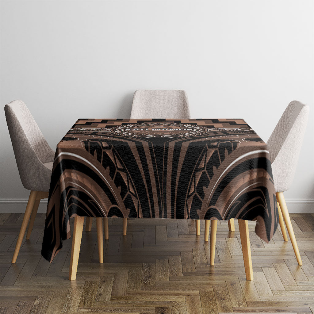 Aotearoa Kati Mamoe Tablecloth Maori Iwi Poutama Puhoro Tattoo LT14 - Polynesian Pride