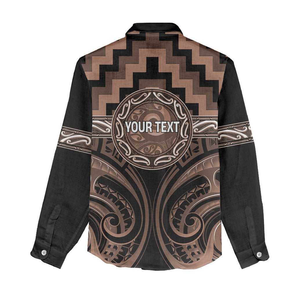 Aotearoa Kati Mamoe Personalised Women Casual Shirt Maori Iwi Poutama Puhoro Tattoo LT14 - Polynesian Pride