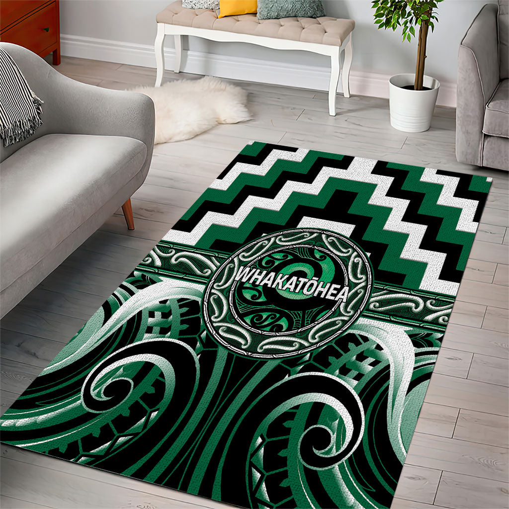 Aotearoa Whakatohea Area Rug Maori Iwi Poutama Puhoro Tattoo LT14 - Polynesian Pride