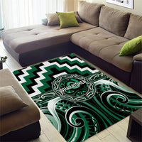 Aotearoa Whakatohea Area Rug Maori Iwi Poutama Puhoro Tattoo LT14 - Polynesian Pride