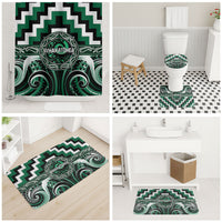 Aotearoa Whakatohea Bathroom Set Maori Iwi Poutama Puhoro Tattoo LT14 - Polynesian Pride