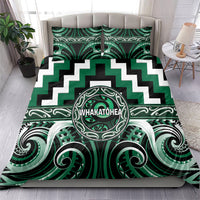 Aotearoa Whakatohea Bedding Set Maori Iwi Poutama Puhoro Tattoo LT14 - Polynesian Pride