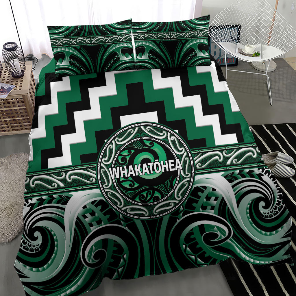Aotearoa Whakatohea Bedding Set Maori Iwi Poutama Puhoro Tattoo LT14 - Polynesian Pride