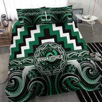 Aotearoa Whakatohea Bedding Set Maori Iwi Poutama Puhoro Tattoo LT14 - Polynesian Pride